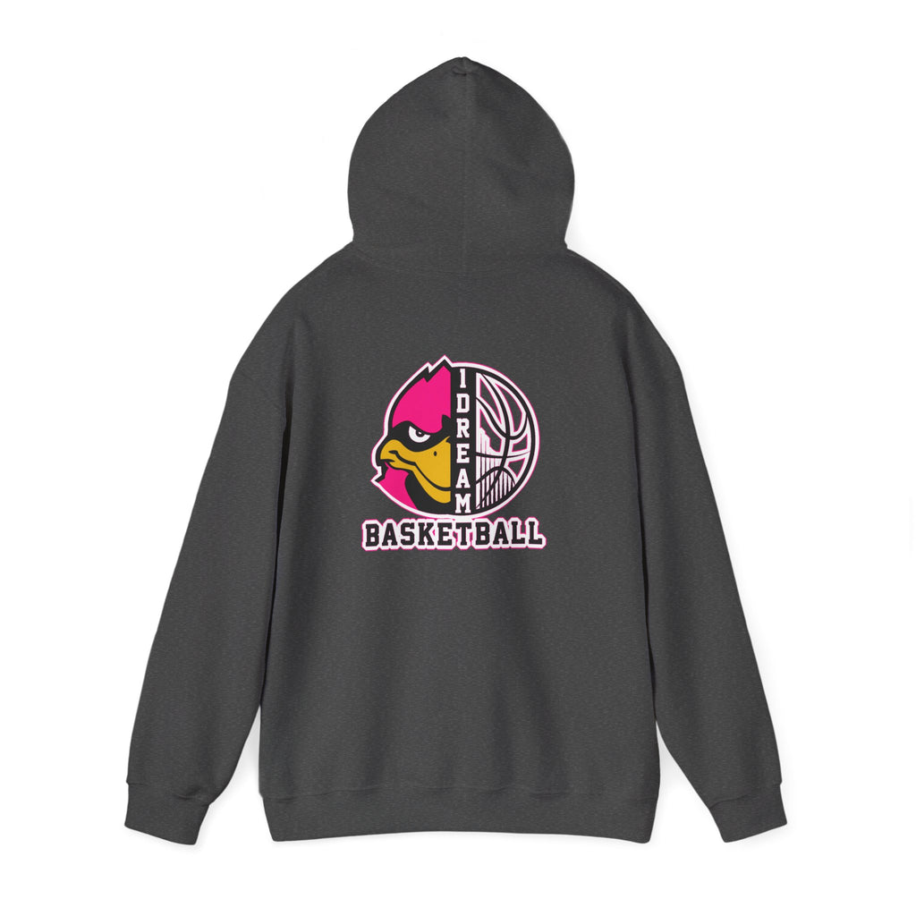 1 Dream Basketball Signature Pink Hoodie - Pink & Black Team Pullover