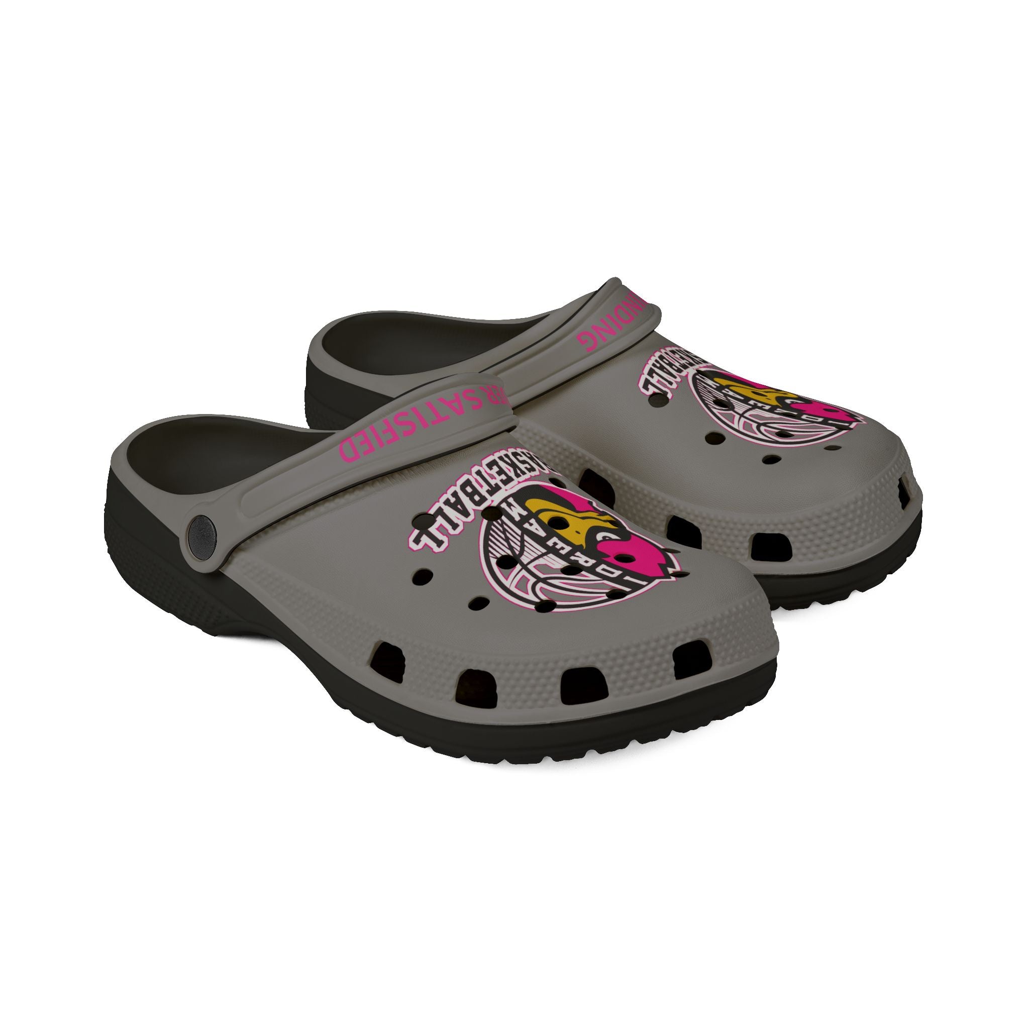 1 Dream Basketball Adults Clogs Keep Grinding Pink/Gr Edition