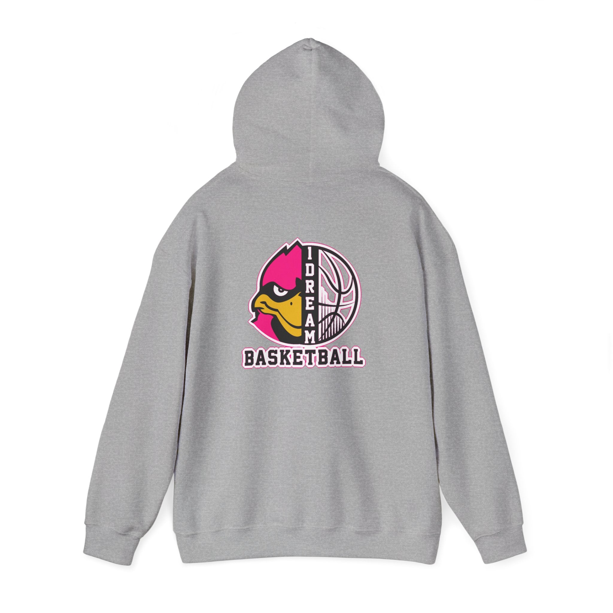 1 Dream Basketball Signature Pink Hoodie - Pink & Black Team Pullover