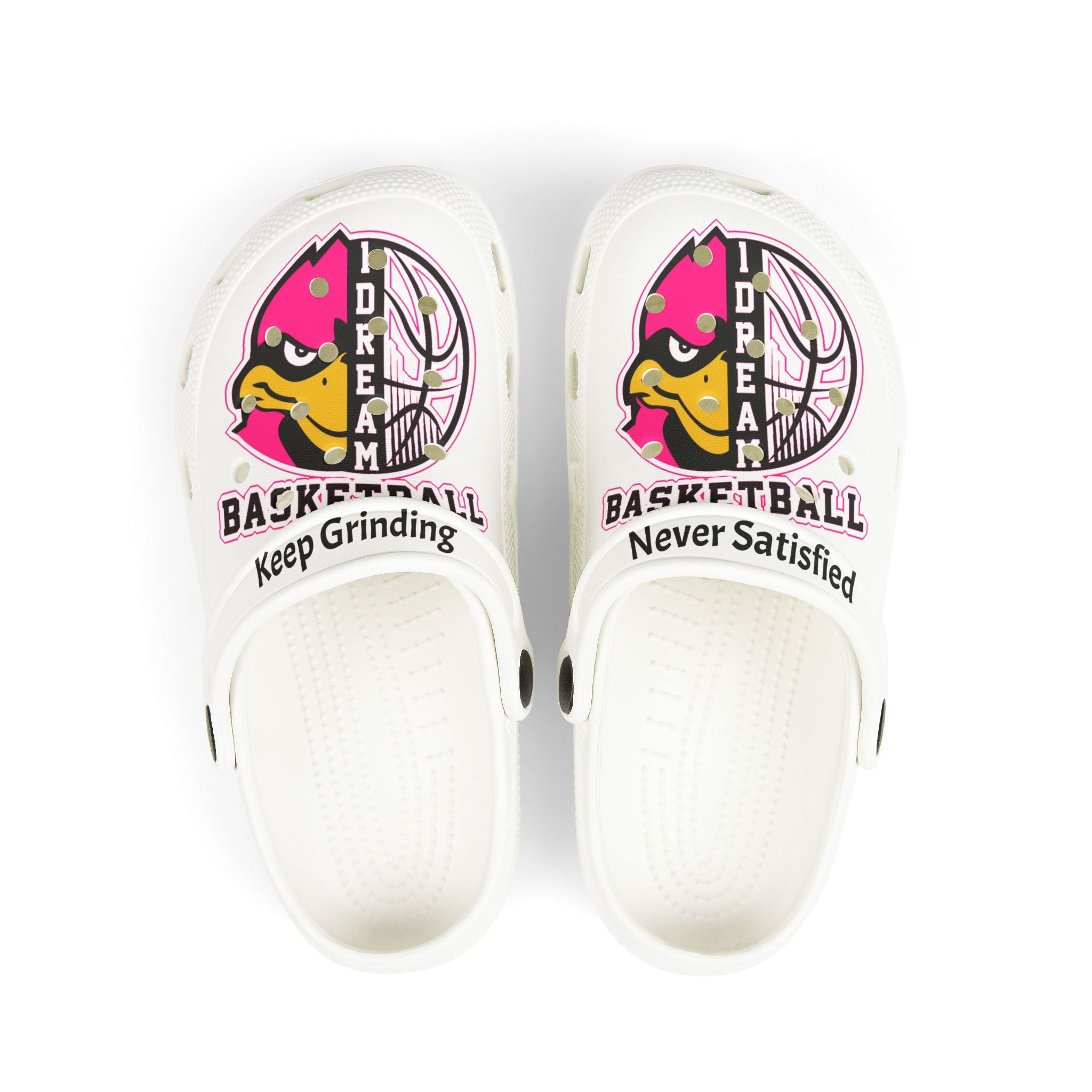 1 Dream Basketball Clogs Keep Grinding Pink Edition