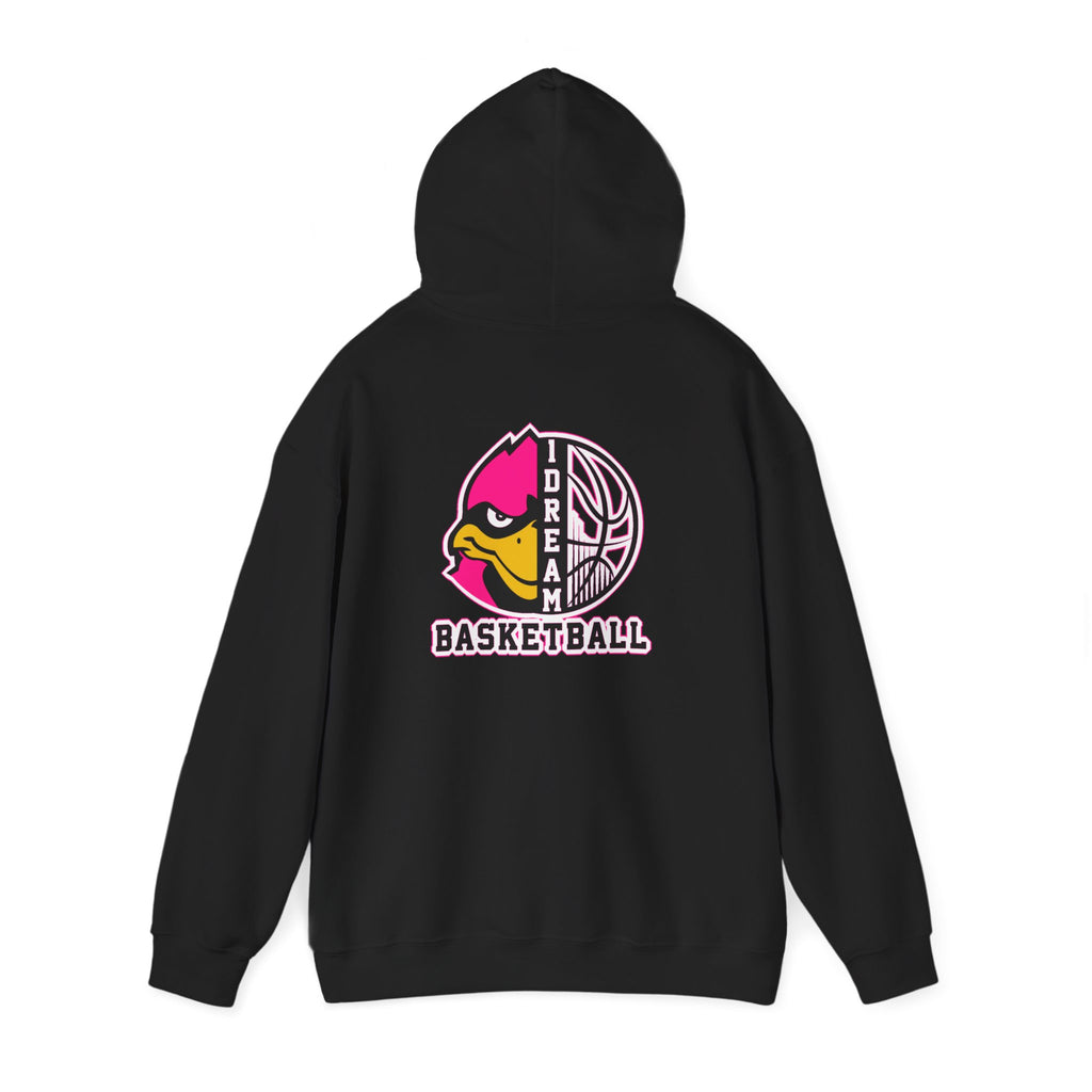1 Dream Basketball Signature Pink Hoodie - Pink & Black Team Pullover