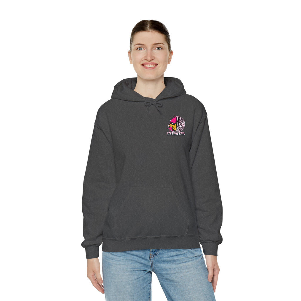 1 Dream Basketball Signature Pink Hoodie - Pink & Black Team Pullover