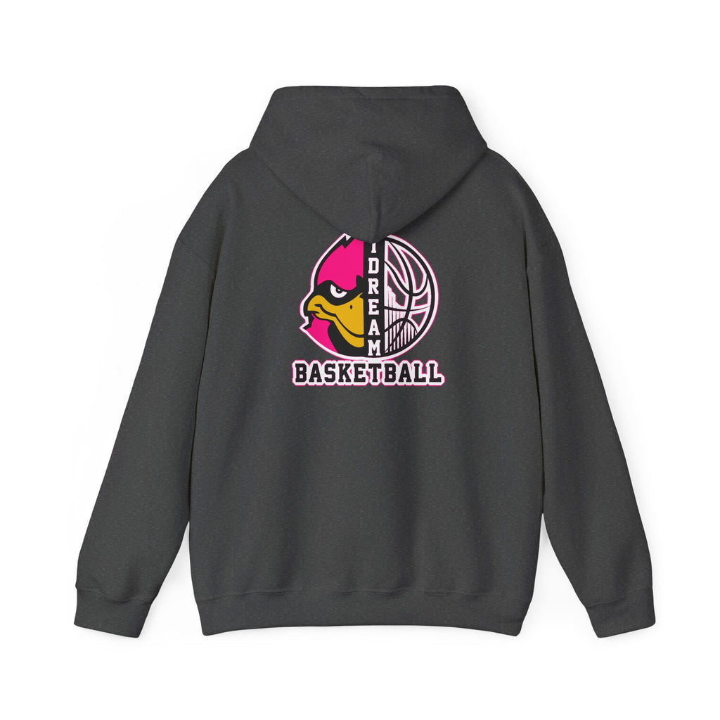 1 Dream Basketball Signature Pink Hoodie - Pink & Black Team Pullover
