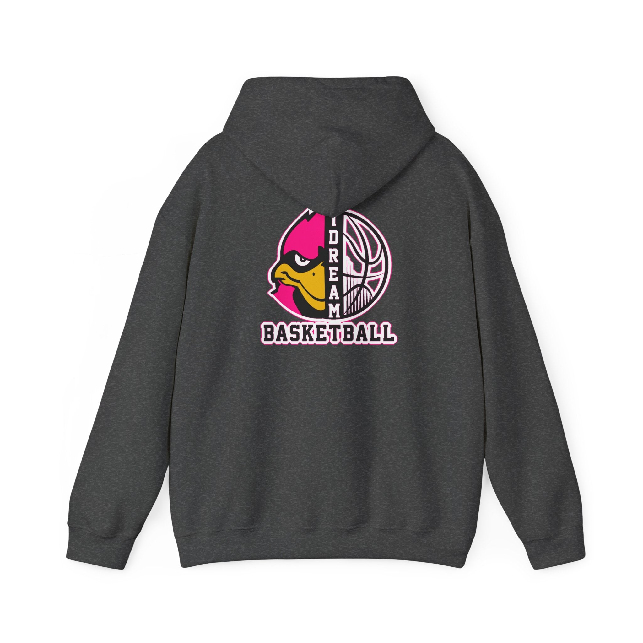 1 Dream Basketball Signature Pink Hoodie - Pink & Black Team Pullover