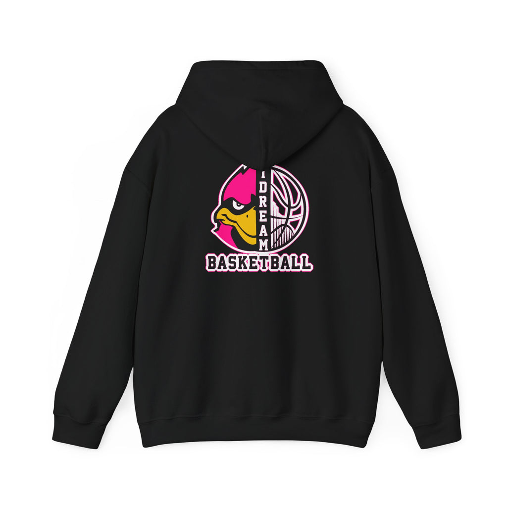 1 Dream Basketball Signature Pink Hoodie - Pink & Black Team Pullover
