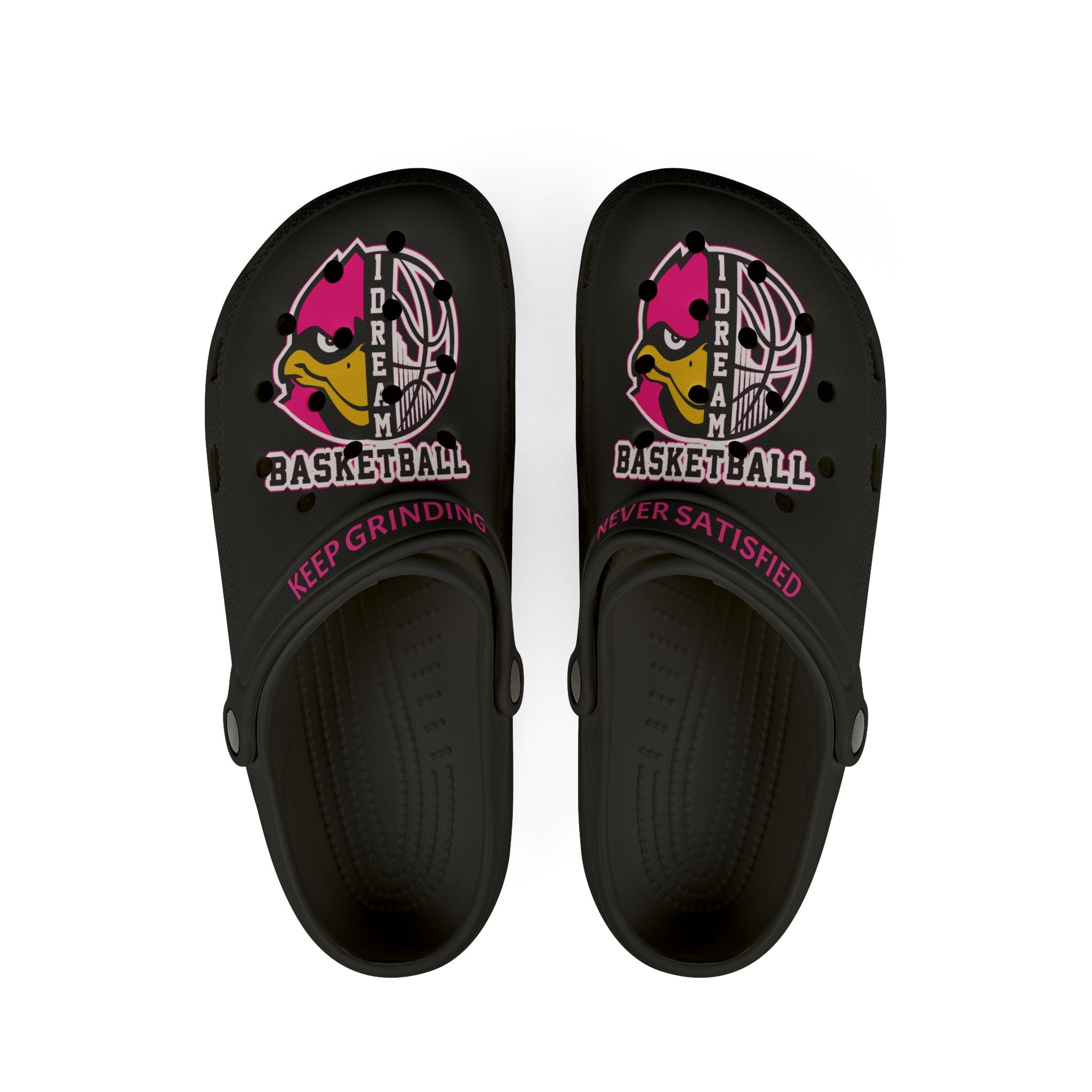 1 Dream Basketball Adults Clogs Keep Grinding Pink Edition