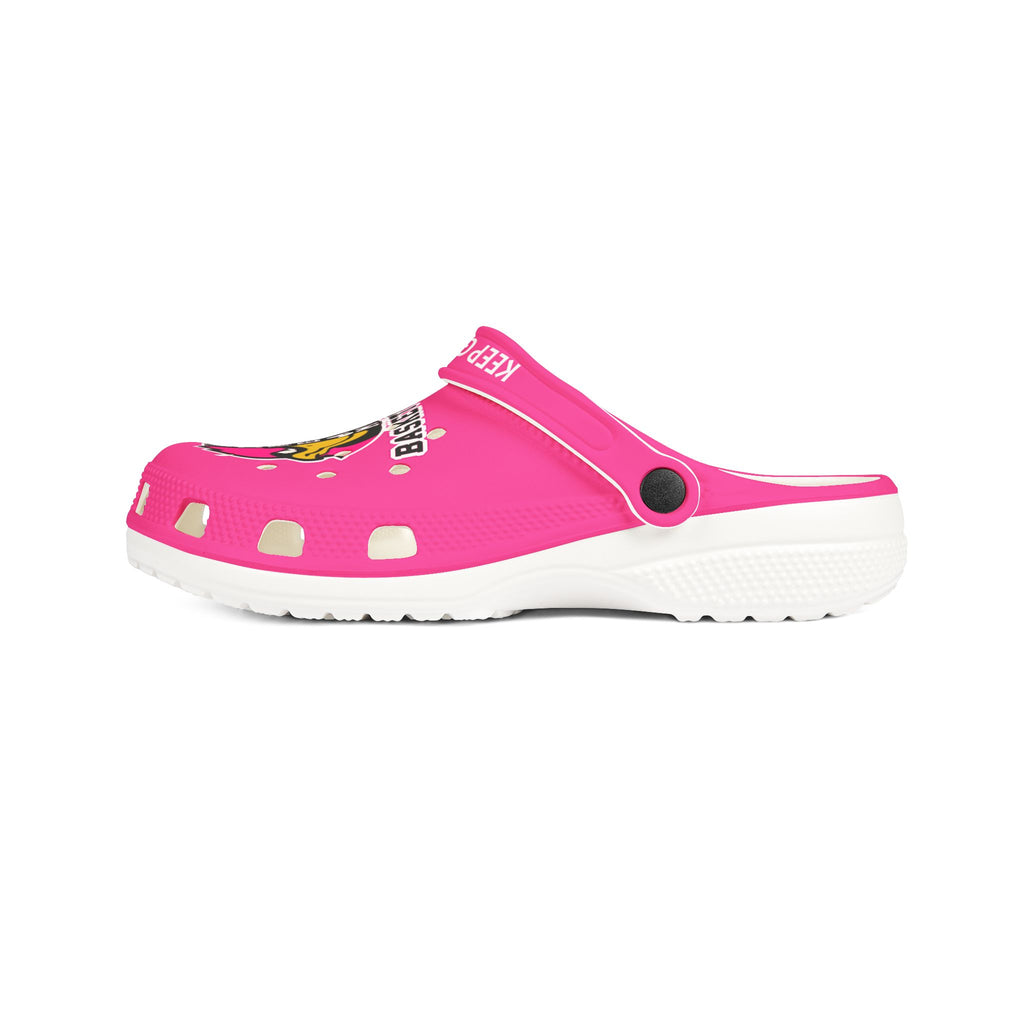 1 Dream Basketball Adults Clogs Keep Grinding Pink Edition