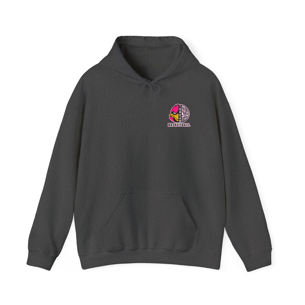 1 Dream Basketball Signature Pink Hoodie - Pink & Black Team Pullover