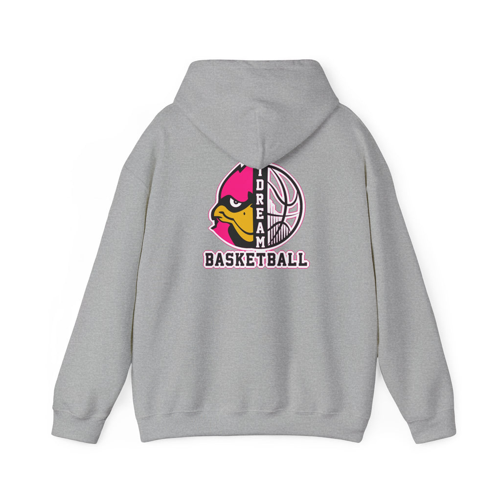 1 Dream Basketball Signature Pink Hoodie - Pink & Black Team Pullover