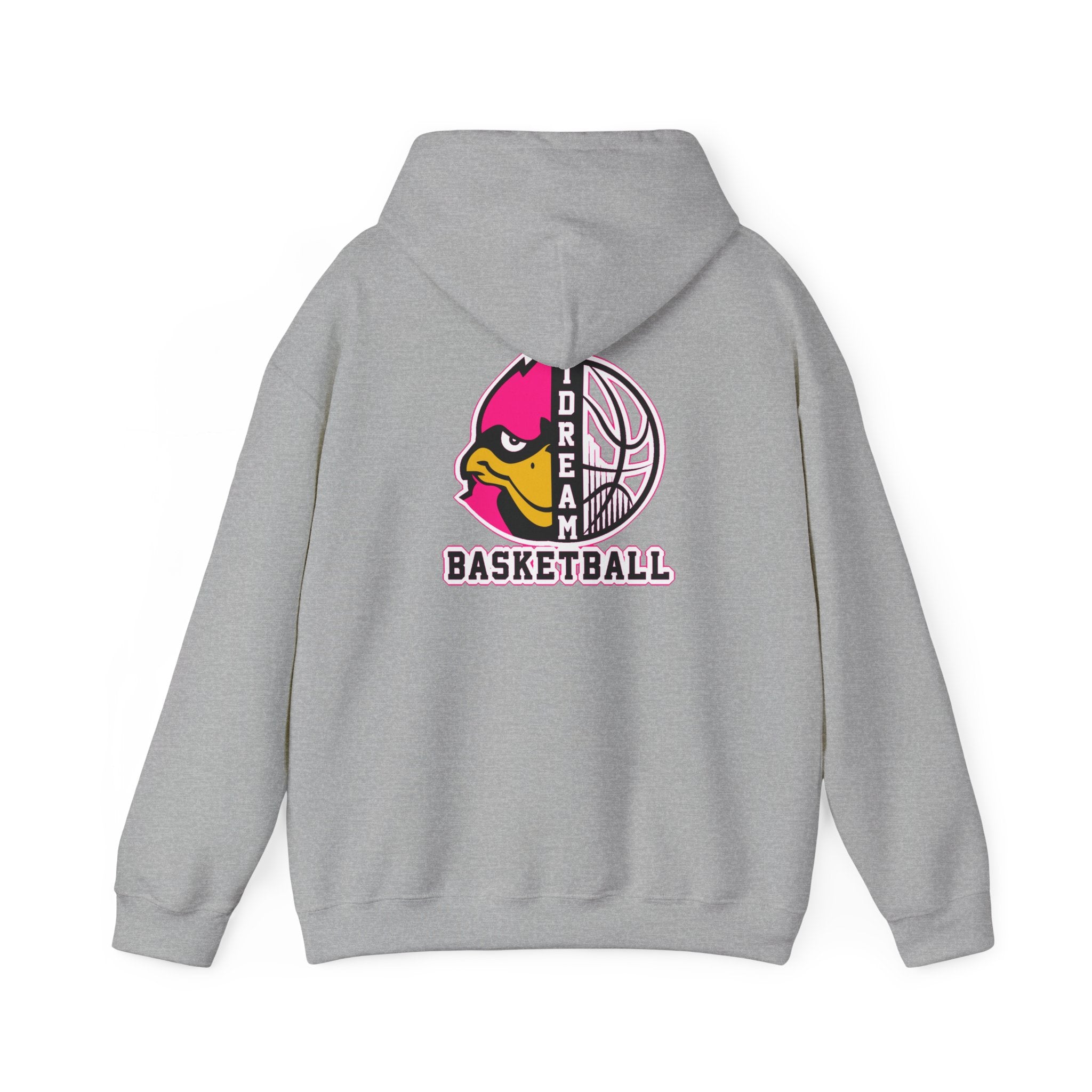 1 Dream Basketball Signature Pink Hoodie - Pink & Black Team Pullover