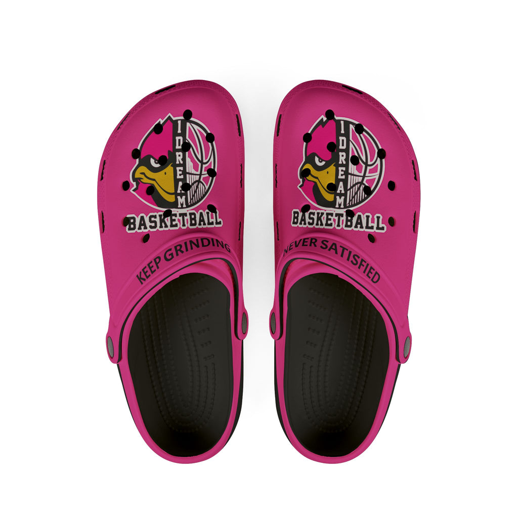1 Dream Basketball Adults Clogs Keep Grinding Pink Edition