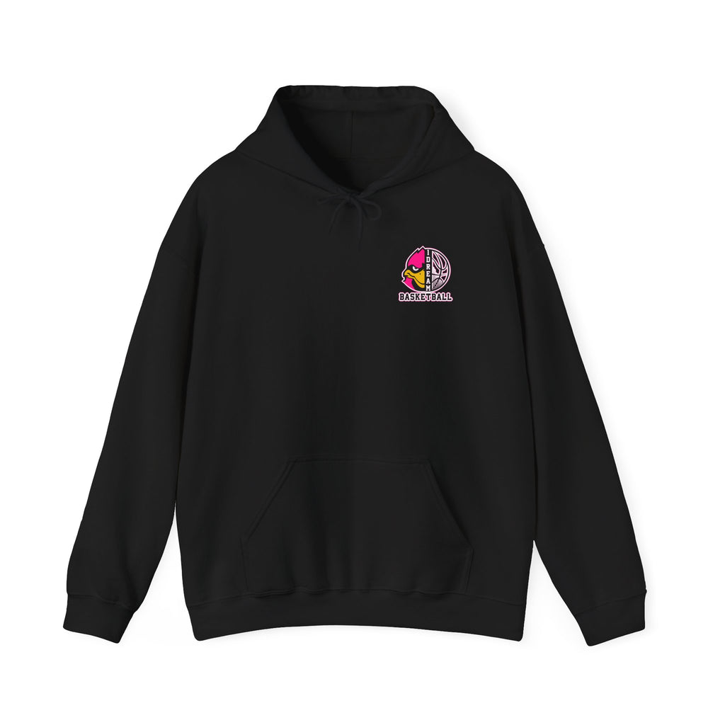 1 Dream Basketball Signature Pink Hoodie - Pink & Black Team Pullover