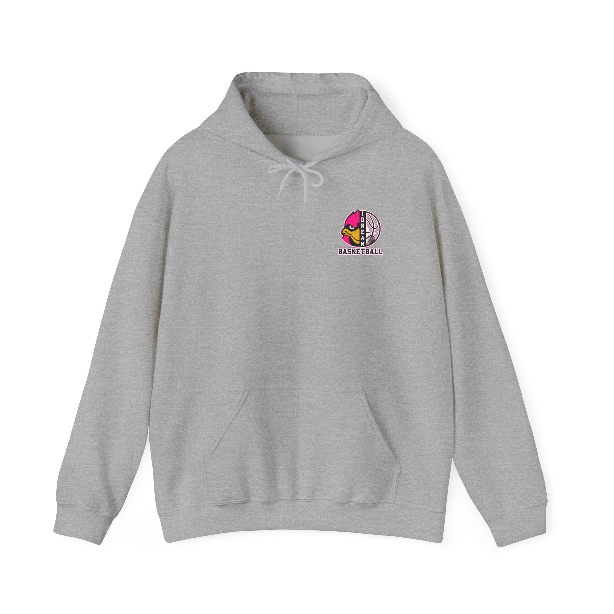 1 Dream Basketball Signature Pink Hoodie - Pink & Black Team Pullover