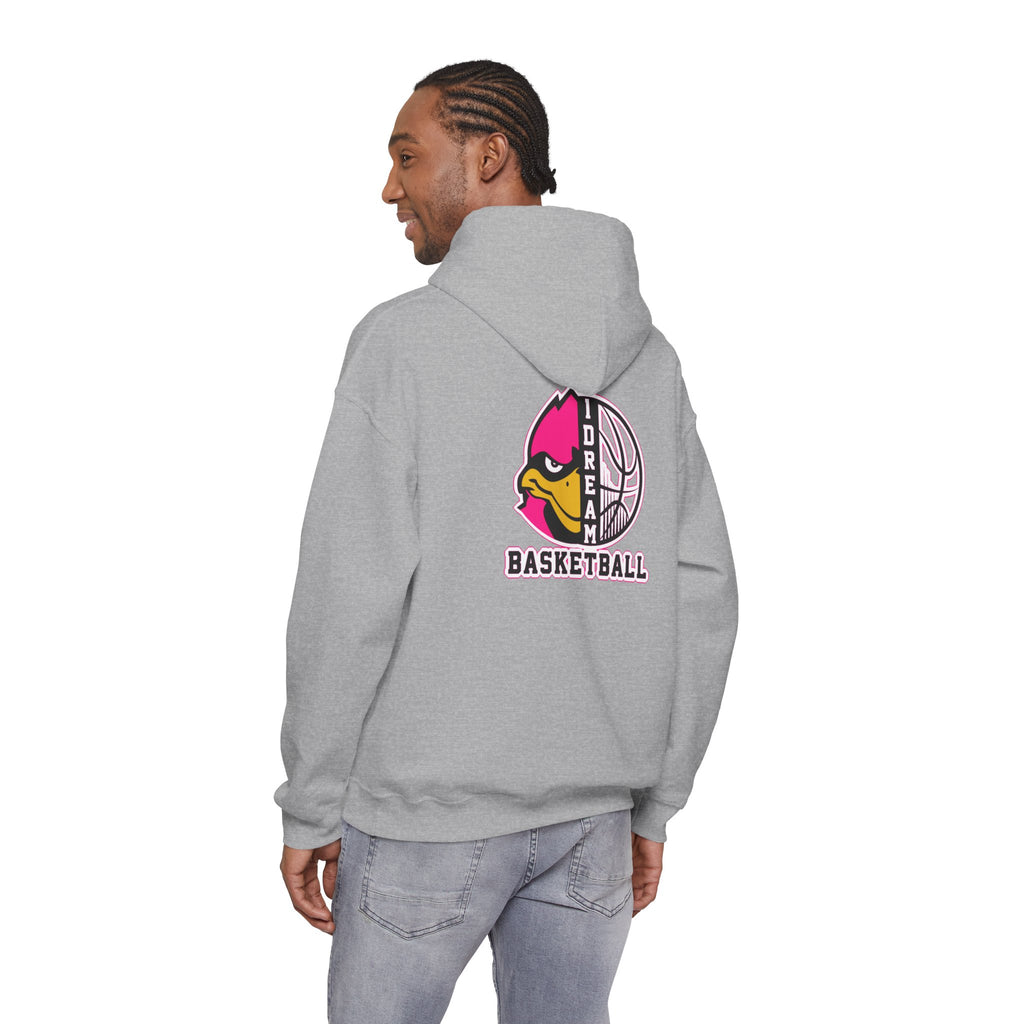 1 Dream Basketball Signature Pink Hoodie - Pink & Black Team Pullover